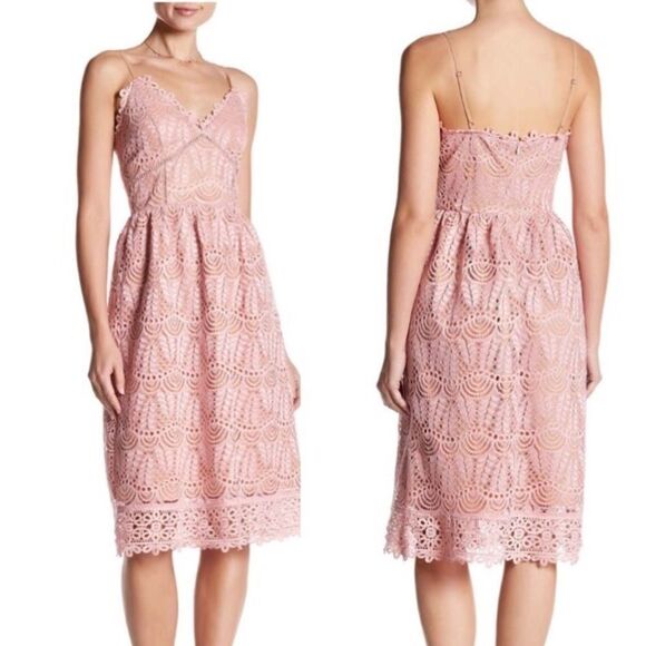 Current Air Dresses & Skirts - Current Air lace midi dress